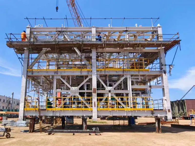 Oil & Gas Modular Steel Structure Fabrication Project