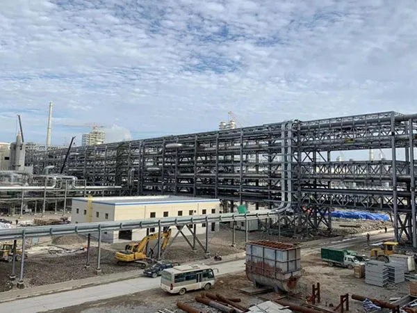 Heavy Oil Catalytic Cracking Unit Steel Structure Project