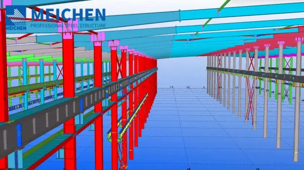 Desain Detail Struktur Baja Oleh Tekla