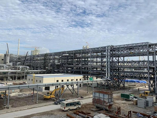 Heavy Oil Catalytic Cracking Unit Steel Structure Project