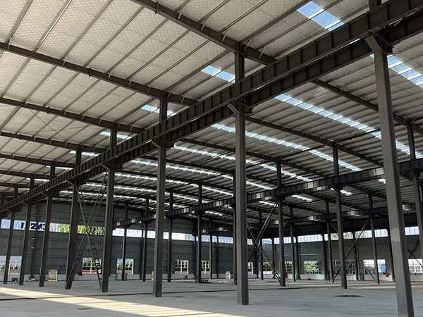 Стальная конструкция балки и колонны