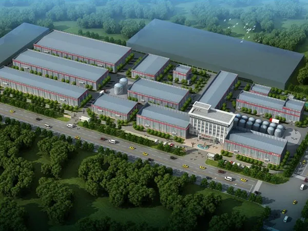 Industrial steel structure construction