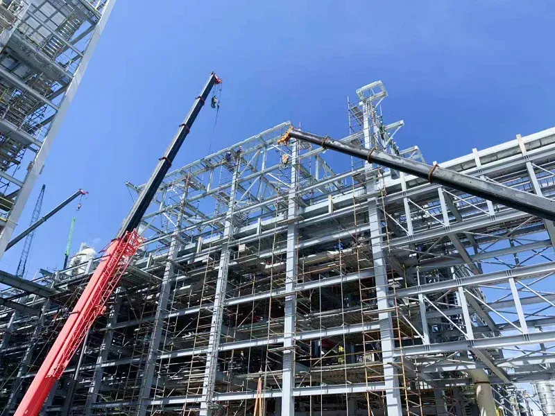 Typical Steel Structure Scope in a Petrochemical EPC Project